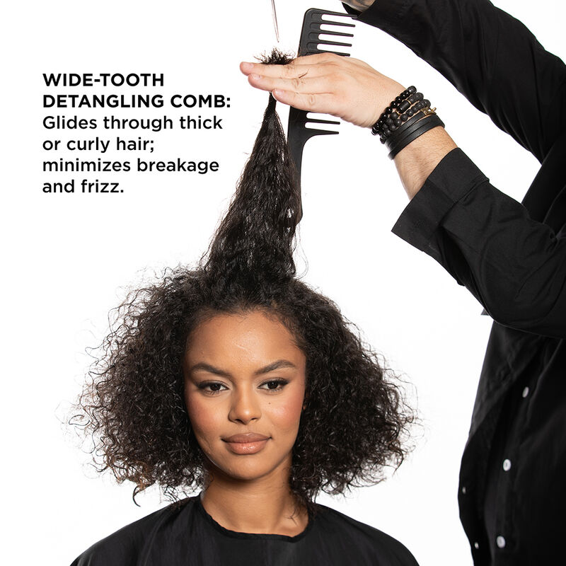Carbon Wide Tooth Detangling Comb, , large image number null